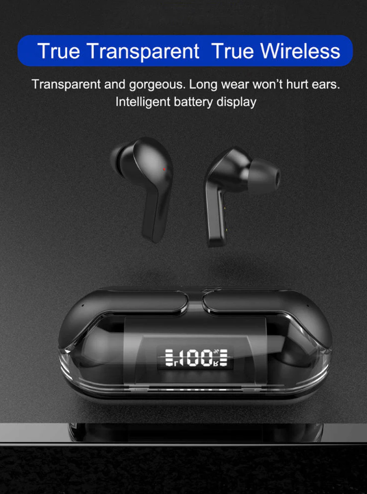 Crystal Wireless Earphones - Transparent Air 33